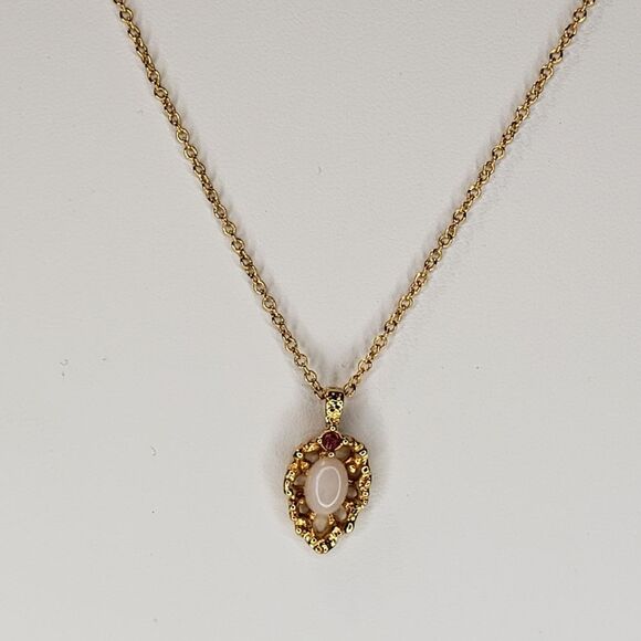 Van Doran Ruby and Opal Necklace - Picture 2 of 8